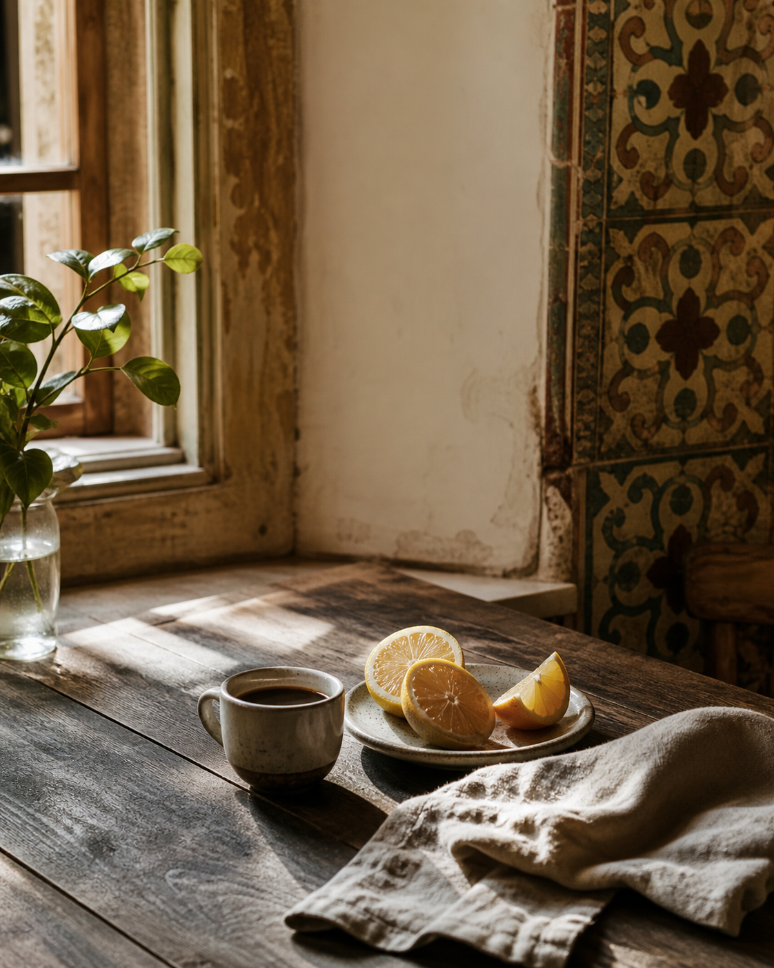 Table cubaine au petit matin